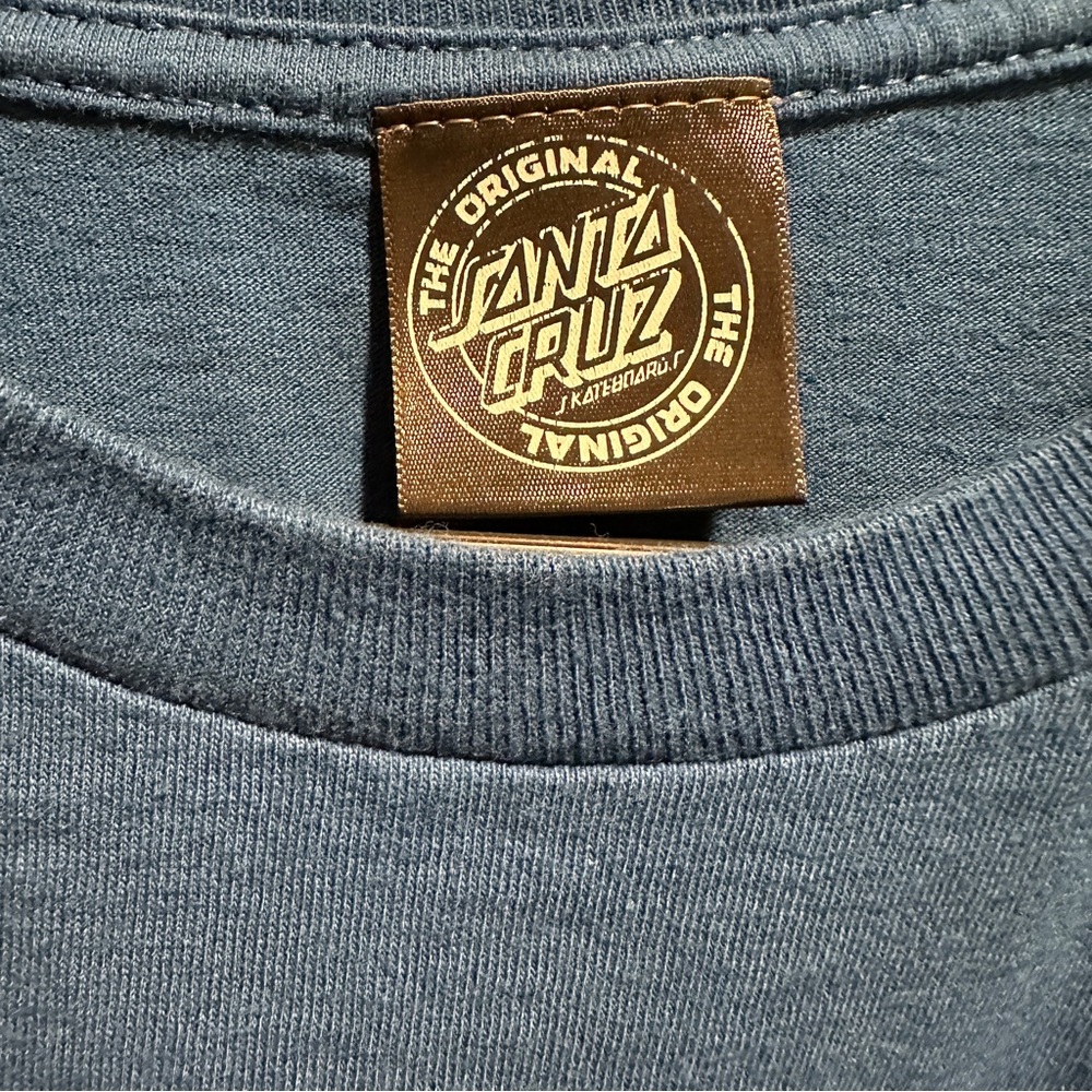 Santa Cruz Skateboards Blue Long Sleeve Shirt - Picture 3 of 6